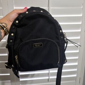Kate Spade Black Backpack with Modern Design and Practical Features